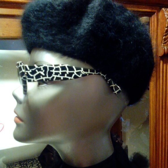 Vintage Ellen Tracy Sunglasses Geo Pattern - Picture 3 of 4