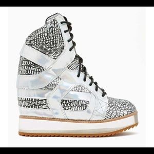 Jeffrey Campbell Iridescent Rodman Sneaker