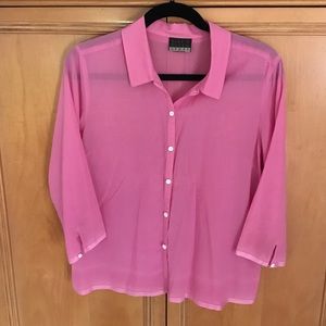 Sheer Sigrid Olsen Blouse