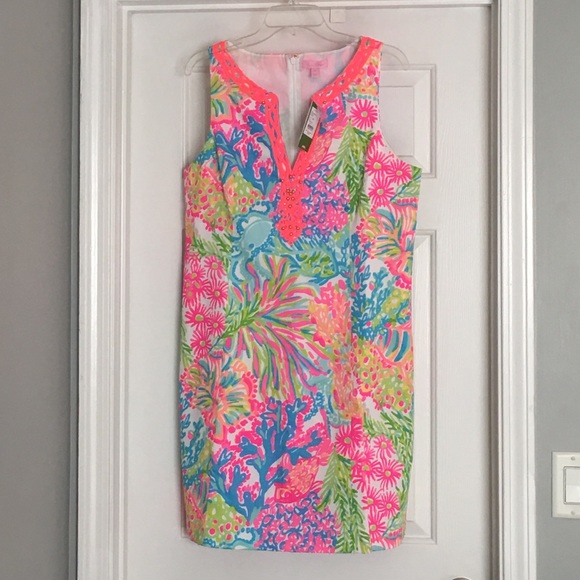 Ryder Shift Dress in Lovers Coral