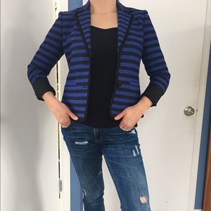 Ann Taylor Loft striped blazer