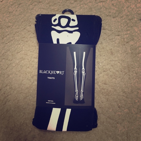 NWT skeleton tights