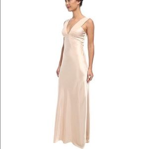 ABS by Allen Schwartz. Lustrous blush fabric.