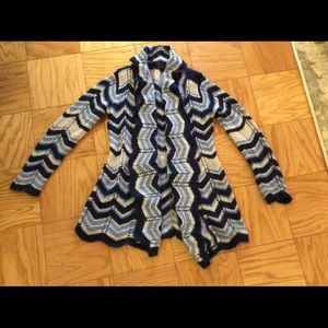 BCBG wool long sweater