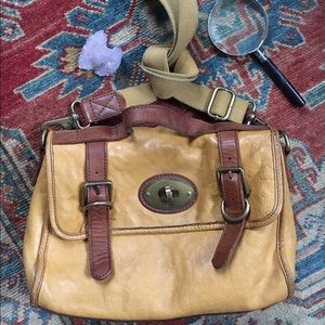Fossil Leather Shoulder Crossbody Purse Bag