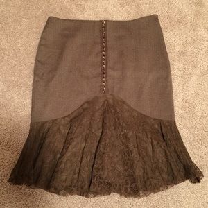 BeBe Brown Pencil Skirt