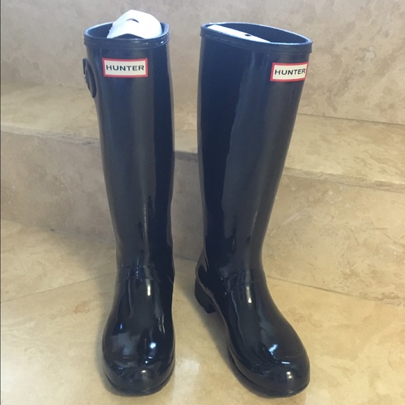 Hunter Shoes - Glossy Rain boots