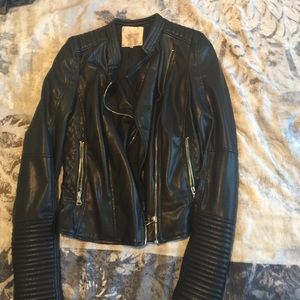 Faux leather Zara jacket