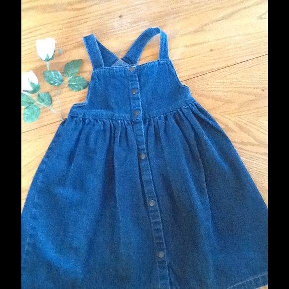 Chaps Girls Denim Jumper Dress