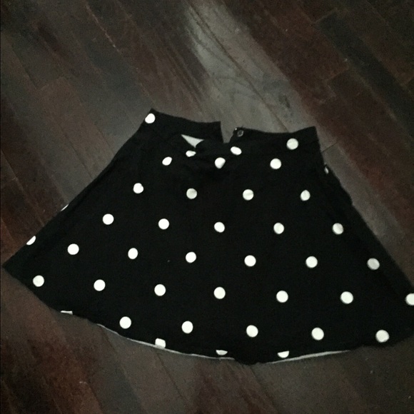 Polkadot MINI JEAN SKIRT - Picture 1 of 1