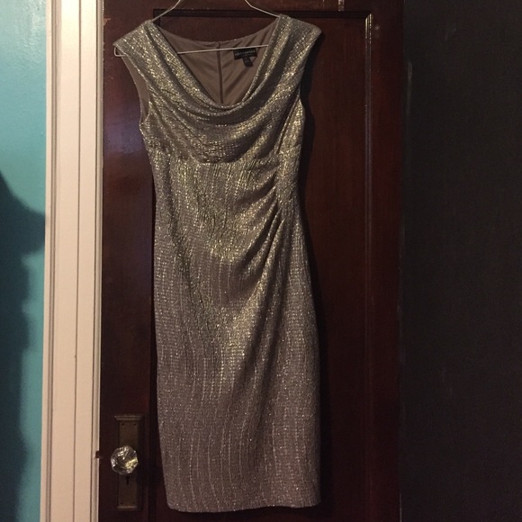 Gold Shimmer Dress - Picture 2 of 2