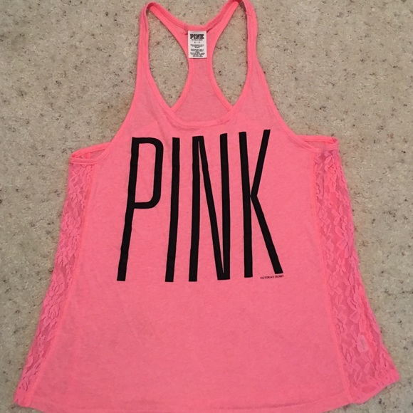 PINK  tank top size Small