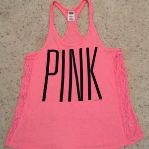 PINK tank top size Small