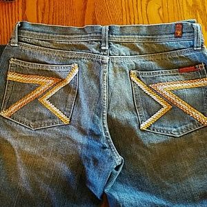 7 For all mankind dojo jeans. 31 x 33