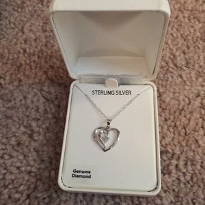NWT GENUINE DIAMOND NECKLACE