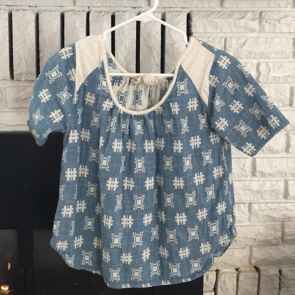 Ace & Jig top in Denim Mosaic