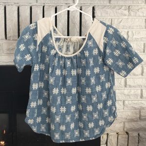 Ace & Jig top in Denim Mosaic