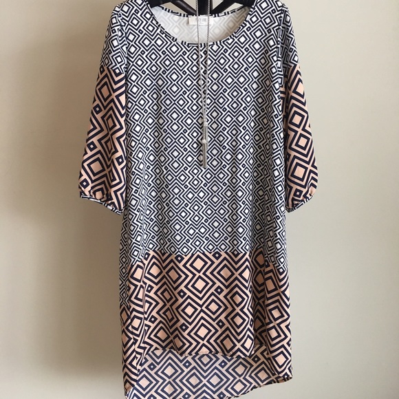 Peach love California asymmetrical beach dress