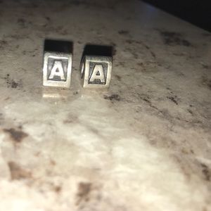 Pandora charm initial A
