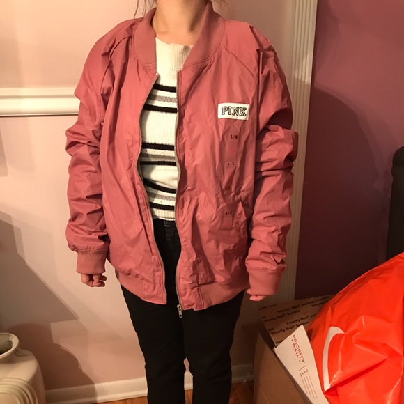 PINK Victoria's Secret Jackets & Coats Victorias Secret Pink Bomber