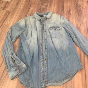 Urban outfitters bdg ombre denim shirt