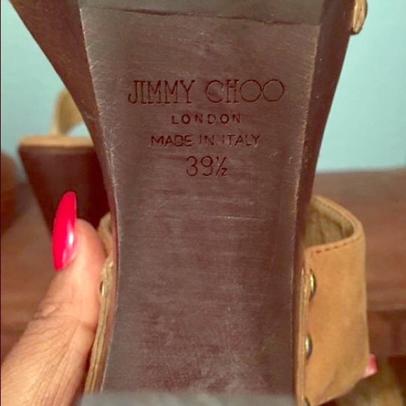 Authentic Jimmy Choo suede shoes