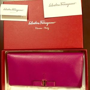 Brand New Salvatore Ferragamo Miss Vara Wallet