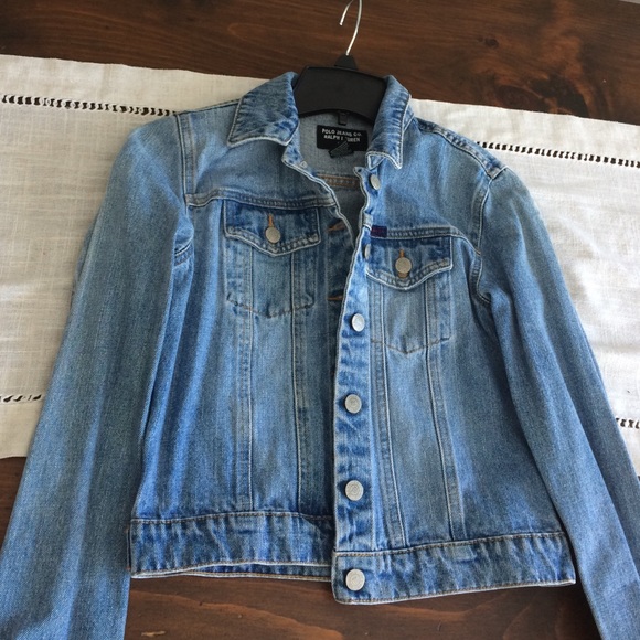 Ralph Lauren Polo jean jacket.slightly distressed.