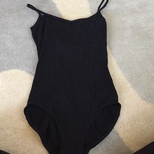 Black Capezio leotard