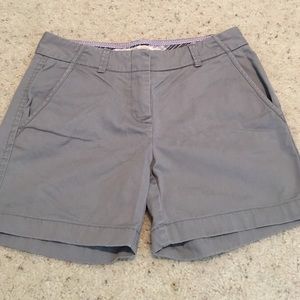 J Crew Gray City Fit Shorts Size 0