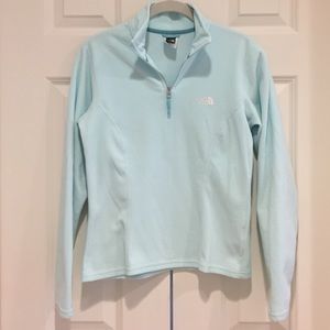 Light Turquoise North Face Pullover Fleece