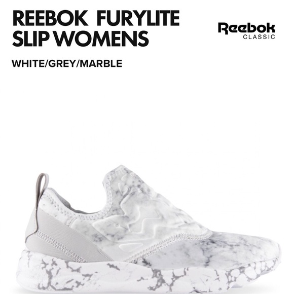 Marble Reebok Fury Slide