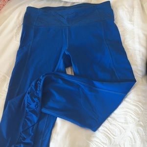 Lululemon robins blue leggings
