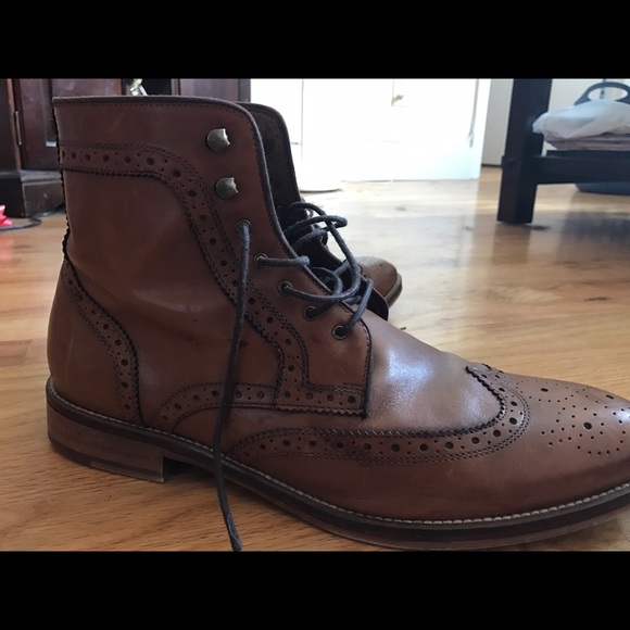 Johnston & Murphy Other - Johnston and Murphy wingtip leather boots 11.5