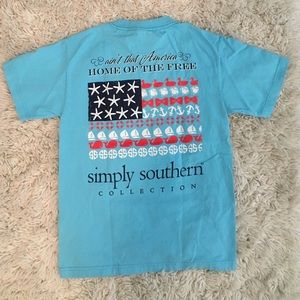 Simply Southern "Home of the Free" Tee