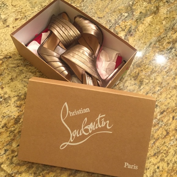 Authentic Christian Louboutin sling back