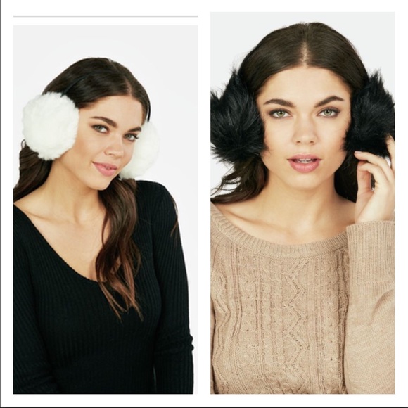 2 Fuzzy Earmuffs