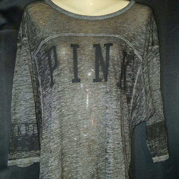 Pink 3/4 Length Sleeves