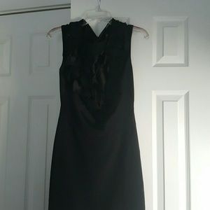 Black cocktail dress Never been worn. Mesh back