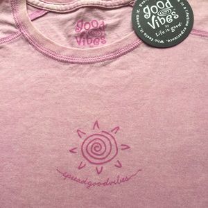 Life is Good - "good vibes" tshirt