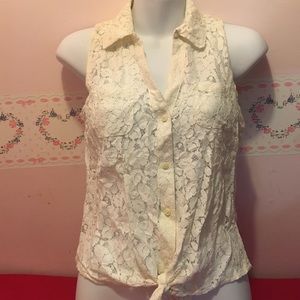 Candies lace tank