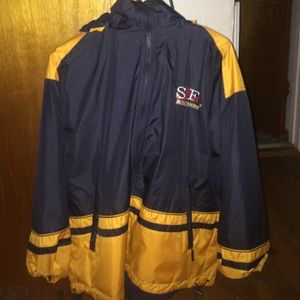 Vintage San Francisco reversible rain coat