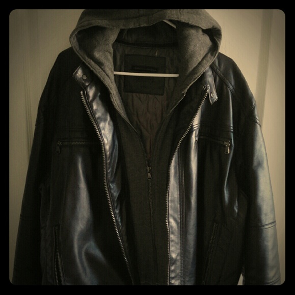 Calvin Klein Faux-leather jacket