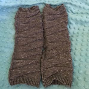 Gray/Silver Leg Warmers