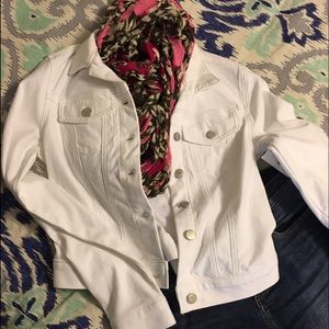 White Jean Jacket