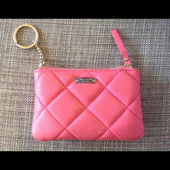 Kate a Spade quilted zip wallet