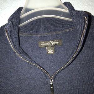 Kenneth Roberts Platinum 100% wool 1/4 Zip