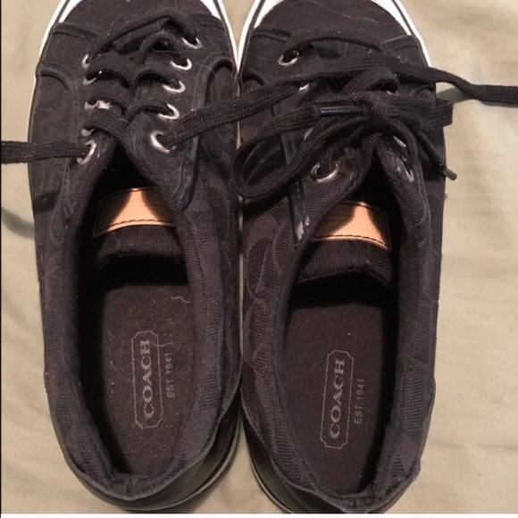Coach Shoes - All Black Coach Sneakers