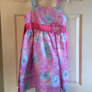 Brand-new without tags! Pink and blue girls dress