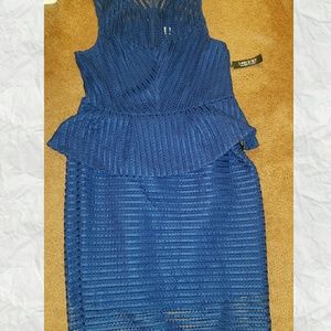 New York and Company two piece Peplum outfit